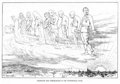 Return of the Habsburgs to Their Ancestral Home (1919) by Theodore Zasche